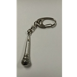 MGC Microphone Pewter Keychain