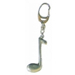 MGC 8th Note Pewter Keychain