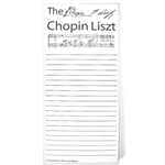 MGC Chopin Liszt Notepad BL/WH