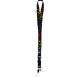 AIM Black and Multi Lanyard with Notes