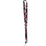 AIM Guitar Lanyard  Purp/Red