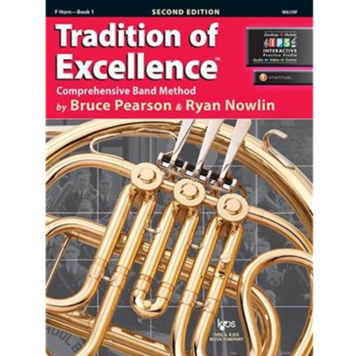 ステファンベルノドー Stephane Bernaudeau 1本 KBI Music Shoppe - Traditions of Excellence French Horn Book 1