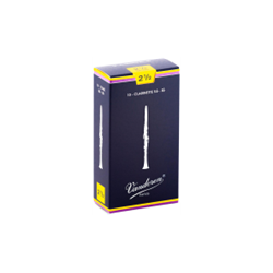 Vandoren Bb Clarinet 2.5  10pk Reeds