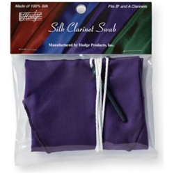 Hodge Silk Clarinet Swab  Purple