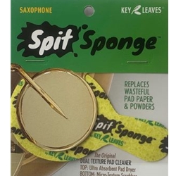 Key Leaves Spit Sponge Saxophone