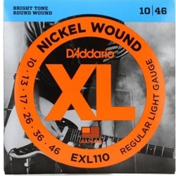 D'Addario Set Elec Guitar XL Reg Lite