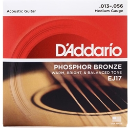 D'Addario Set Acoustic Gtr Phos Bronze Med