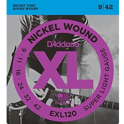 D'Addario Set Elec Guitar XL Super Lite