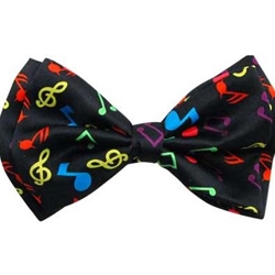Bow Tie Music Notes Multi Color
