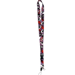 AIM Guitar Lanyard  Purp/Red